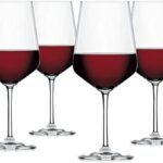 Four wine glasses