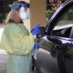 Drive-up testing is continuing at Columbus Regional Health Center by appointment.