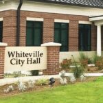 The sidewalk project currently underway in Whiteville is federally funded and being managed by the NCDOT.