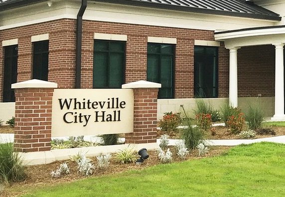 The sidewalk project currently underway in Whiteville is federally funded and being managed by the NCDOT.