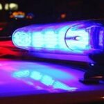 A lightbar on top of a car