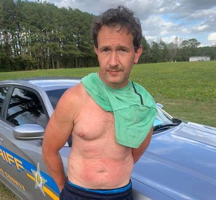 Stewart Thomas Luck in custody (CCSO photo)