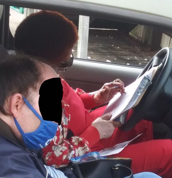 The Board of Elations is investigating after this woman allegedly appeared to prevent a man from casting a ballot Thursday.