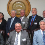 County commissioners and senior staff (file photo)