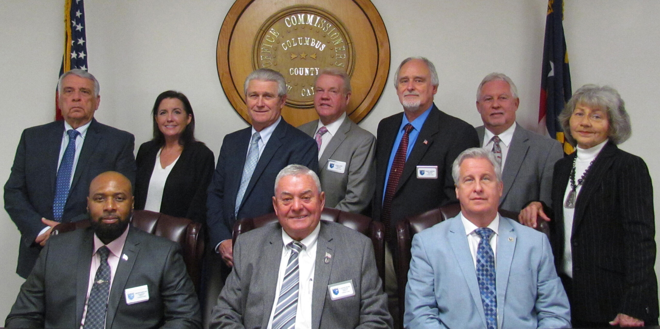County commissioners and senior staff (file photo)
