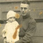The writer's father and grandfather, Thomas Weaver and Tom, on Thomas' return from World War I.