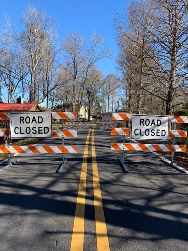 Canal Cove is closed where the canal drains into Lake Waccamaw.