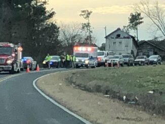 Traffic is being rerouted from Kenny Jordan Road at N.C. 904 due to a single car wreck.