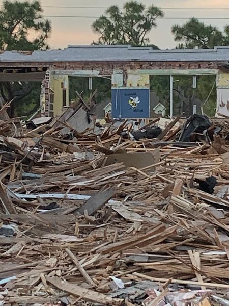 Demolition of the old Cerro Gordo school complex will cause some delays at the county landfill for the next three weeks.
