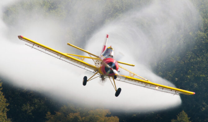 The plane that was "crashing" in the Green Swamp Tuesday was actually just making a refueling stop. (File photo)