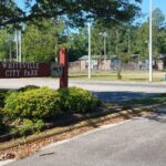 The Nolan Park complex surrounds Sandy Ridge Apartments on three sides.