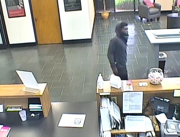 Tabor city police said this man robbed the First Bank on Fifth Street this morning.