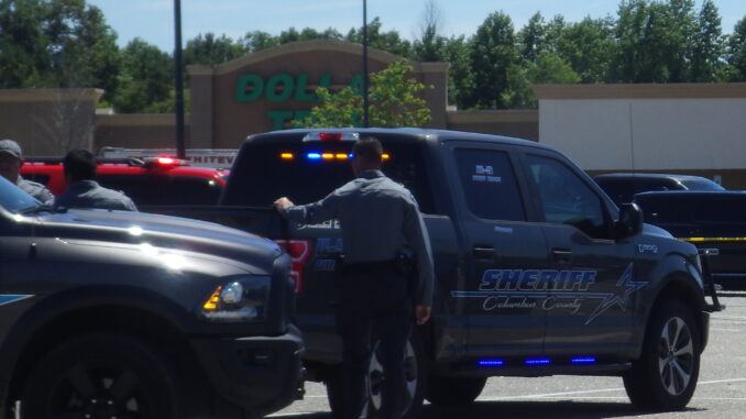 Officers from multiple agencies are on the scene of a reported shooting at the Whiteville Walmart.