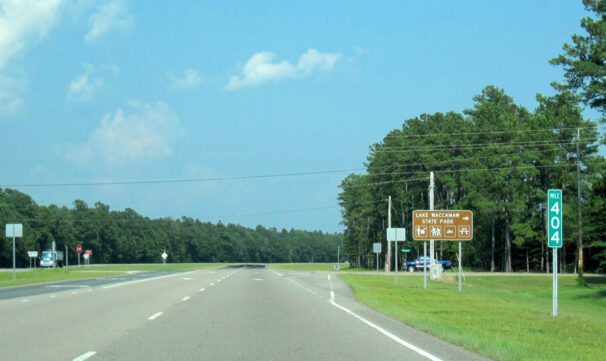 Old Lake Road at U.S. 74-76 will have an overpass when construction is completed on the next phase of the I-74 project.