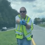 Screenshot from the video taken by Shantasia Williams.