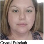 A woman with short hair