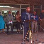 Chadbourn Manager Jerome Chestnut called on town residents to take a stand against violence in the press conference Wednesday.