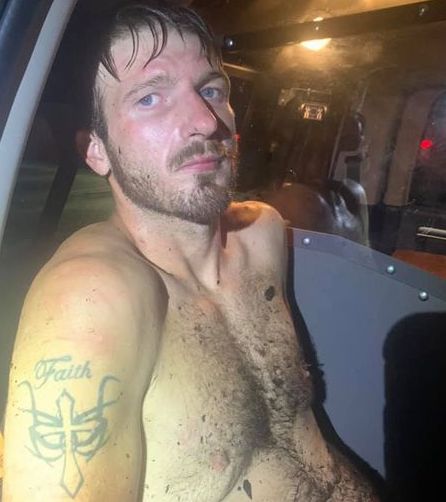 Daniel Graham Hayes after being taken into custody. (CCSO photo)