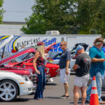 Seventy entries joined in Saturday's show, along with some cars that were just entered for display.