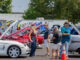 Seventy entries joined in Saturday's show, along with some cars that were just entered for display.