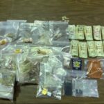 Some of the contraband seized during Friday's checking station. (CCSO photo)