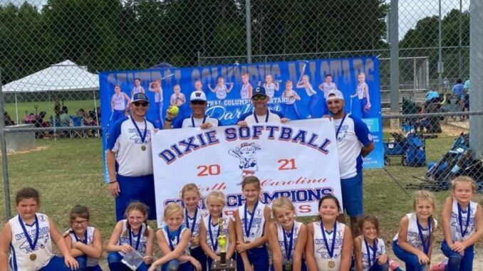 The Columbus County Dixie Darlings softball team is now heading for the World Series. (Submitted photo)