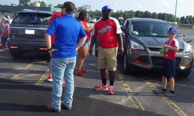There were cheers, pom-poms, airhorns and applause for the Whiteville DYB World Series winners Tuesday as they had a parade through downtown.