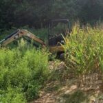 Authorities recovered two pieces of heavy equipment stolen here in Johnston County. (CCSO photo)