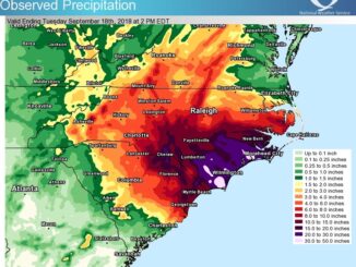 Hurricane Florence caused millions in damage to crops as well as woodlands in 2018. The deadline to apply for federal assistance for some farmers and producers has been extended. (File)