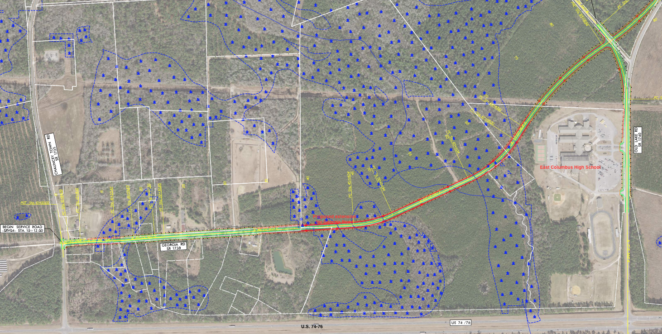 DOT rendering showing proposed extension for Georgia Road at East Columbus. (DOT photo)