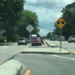 Two left turns onto the former Acme-Delco middle school property have been closed due to traffic hazards. (DOT photo)