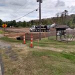 What has been an informal asking lot for years at Lake Waccamaw is now being paved and officially designated for public use.