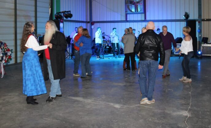 The Blackwater Band provided music for Saturday's fundraiser dinner for the veterans park. (Sammy Hinson photo)