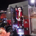 Santa was brought to downtown Whiteville courtesy of the Whiteville Fire Department.