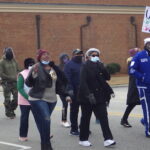 Dalton Dockery (far right) helped organize the event.