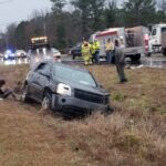 A car on the grassy field