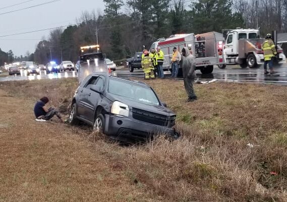 A car on the grassy field