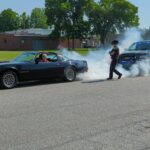 Robbie Turner and Nick Forester of the TCPD during their homage to the classic chase movie, Smokey and the Bandit. (Crystal Edwards photo)
