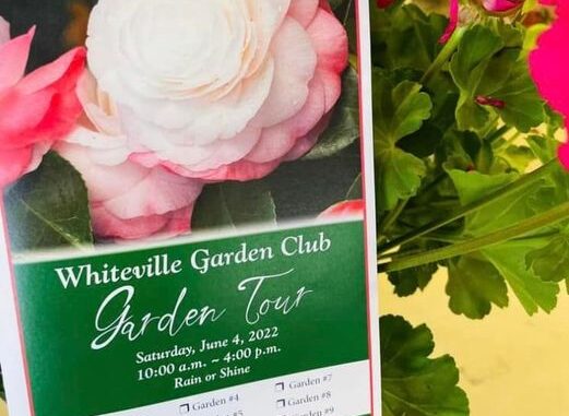 Whiteville Garden club Garden tour brochure