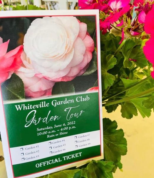 Whiteville Garden club Garden tour brochure