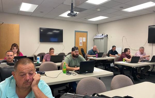 Representatives from multiple agencies joined together recently for the incident management training class.