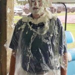 BGHNC President Ricky Creech took a pie to the face as part of the recent Family Fun Day. (Submitted photo)