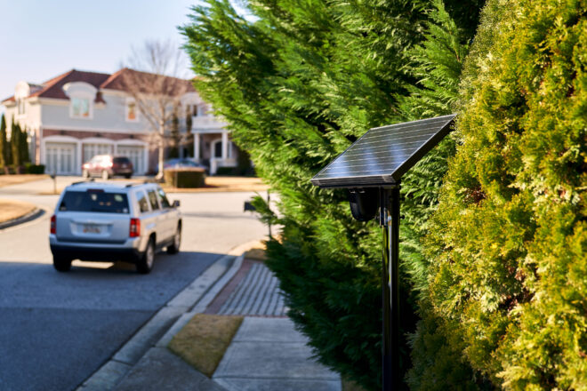 Chadbourn will soon begin installing 12 Flock safety license plate reading cameras in the town. (Photo courtesy Flock Safety).