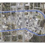 Proposed social district for Whiteville. (submitted graphic)