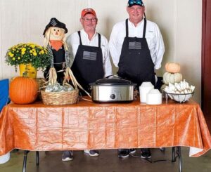 Steven bright and Willie Wilkins won Saturday's Brunswick Stew contest.
