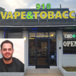 One of the stores owned by Mozib (inset) that was raided Tuesday.