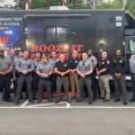 Sheriff Bill Rogers with some of the personnel involved in the enforcement campaign.