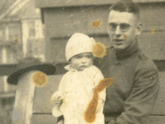 WWI soldier Tom Weaver and his son Tom.