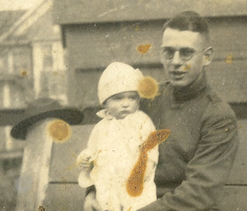 WWI soldier Tom Weaver and his son Tom.