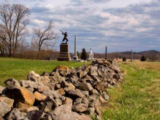 The Highwater Mark on Cemetery Ridge. NPS Photo